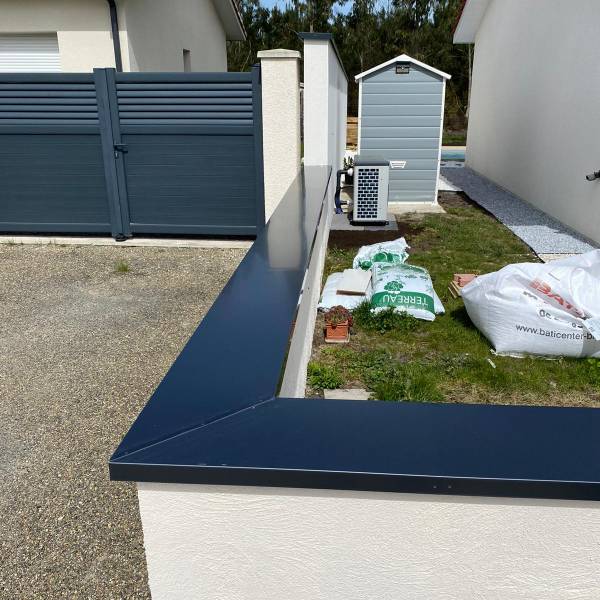 Professionnel pour installer des couvertines aluminium